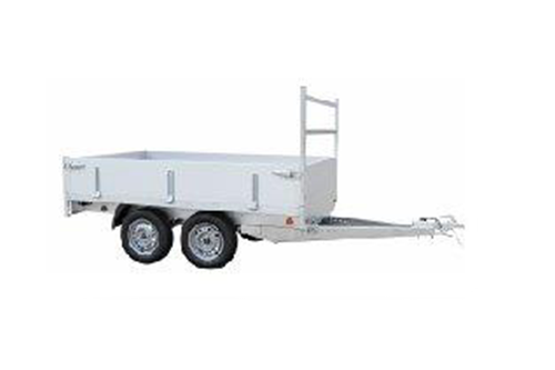Plateau aanhangwagen